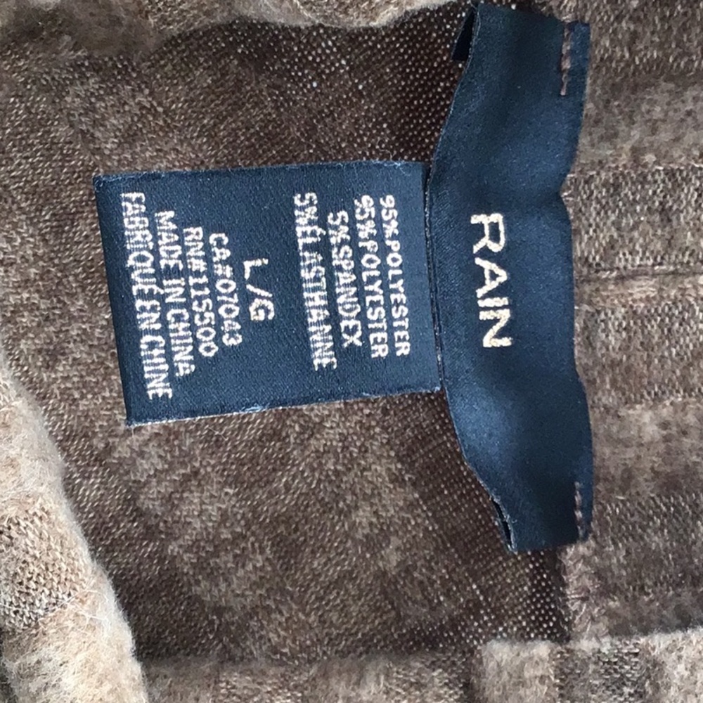 Brown Ribbed Button-Detail Tunic - Picture 5 of 5